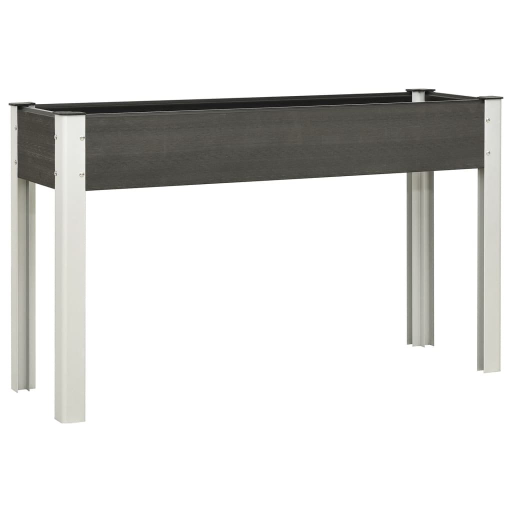 Arriate De Jardín Wpc Gris 120x40x75 Cm_1