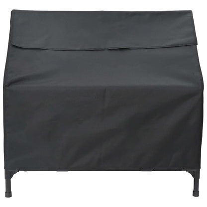 Casa Para Mascotas Manual Negro 90 X 65 X 83 Cm Acero_4