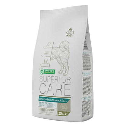 Ração de cordeiro Nature's Protection para cães com pele e estômago sensíveis 1,5 kg