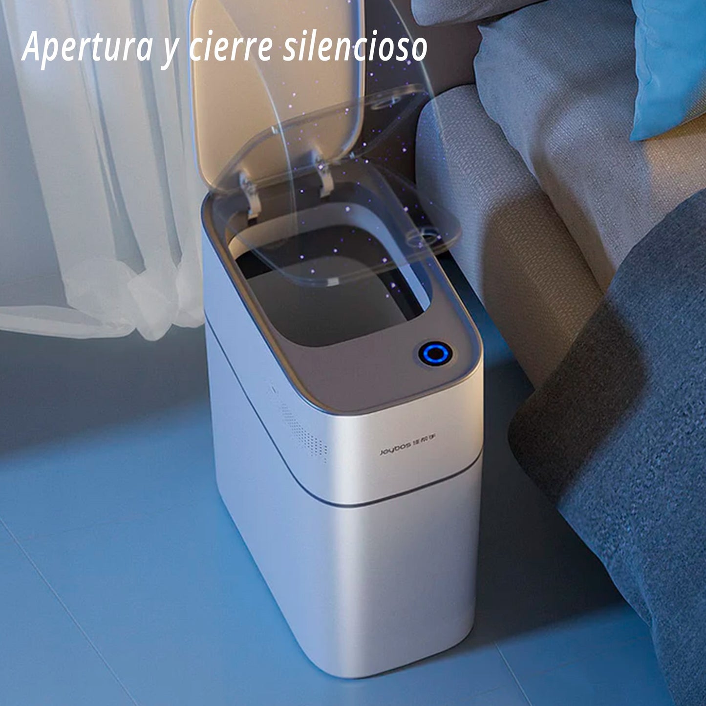 Papelera Cubo De Basura 15 L Con Sensor De Movimiento Inteligente Sin Contacto - Incluye 20 Bolsas De Basura_5