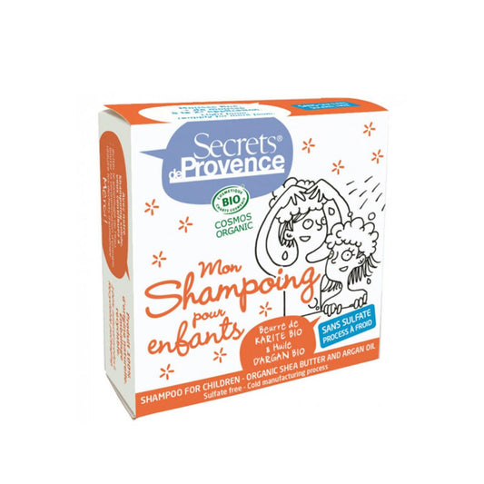 Champô Sólido Infantil Secrets de Provence com Karité e Argão - 85 g