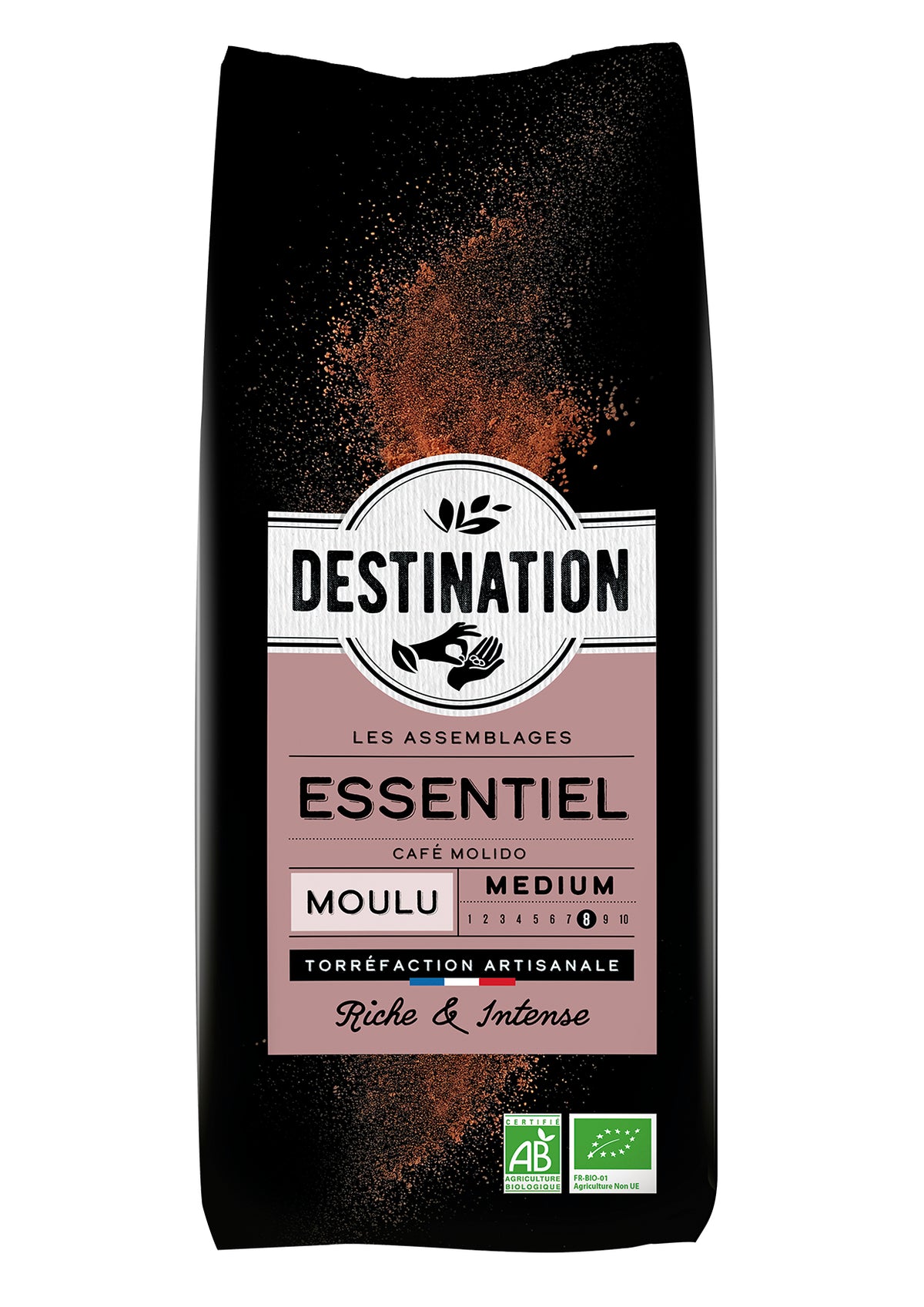 Café Essentiel Arábica y Robusta Molido Bio Destination 250 g