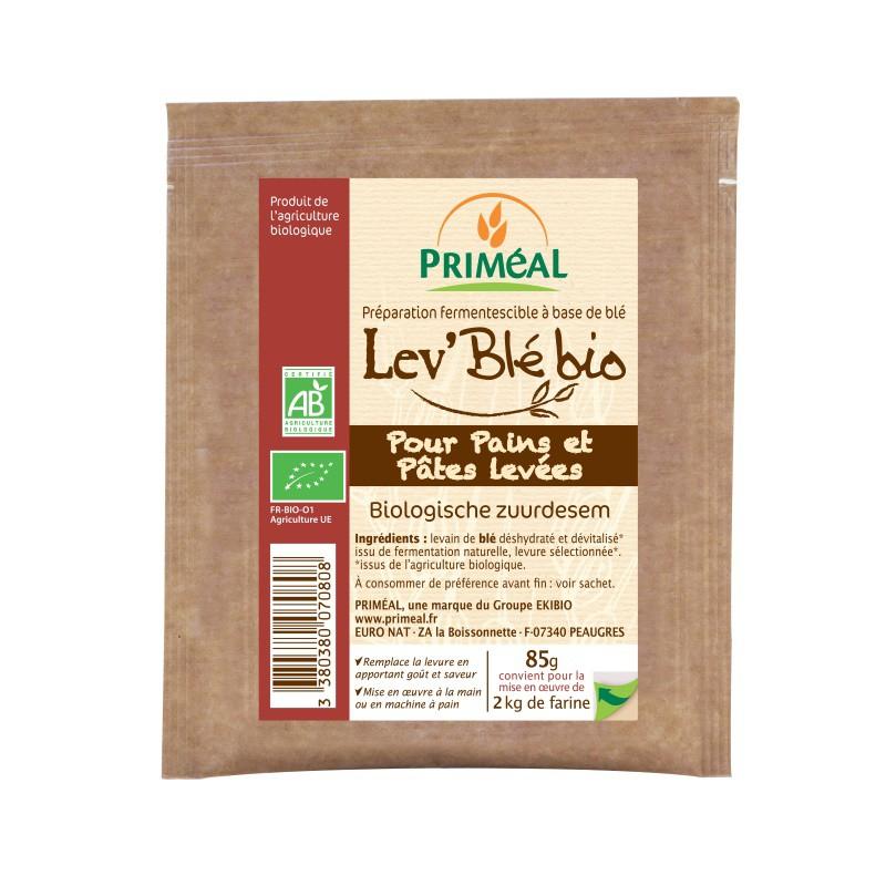 Fermento Orgânico Primeal para Panificação e Pastelaria 85 g