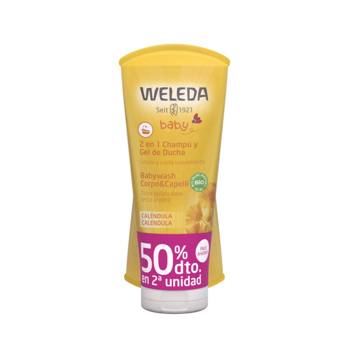 Duo de Champô e Gel de Banho de Calêndula (50% de desconto na 2ª unidade)