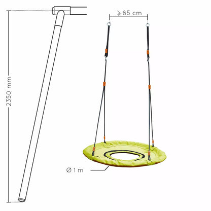 Assento de anel têxtil para baloiço de ninho aberto Soulet