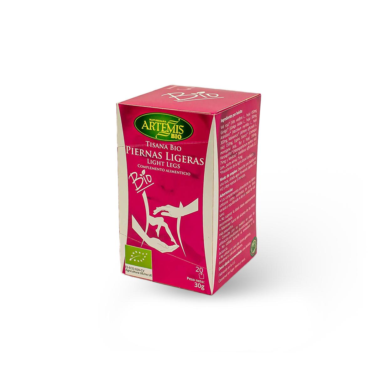 Chá de Ervas Artemis Bio Light Legs 20 saquetas