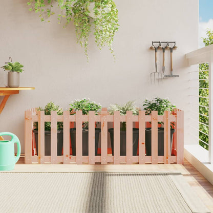 Arriate Elevado Jardín Valla Madera Maciza Douglas 150x50x50 Cm_1