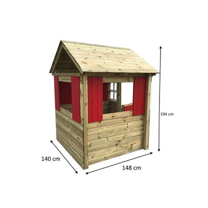 Casita De Madera Masgames Fresita Deluxe Xl._5