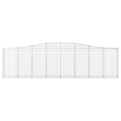 Cestas De Gaviones 3 Uds Forma De Arco Hierro 400x30x100/120 Cm_3