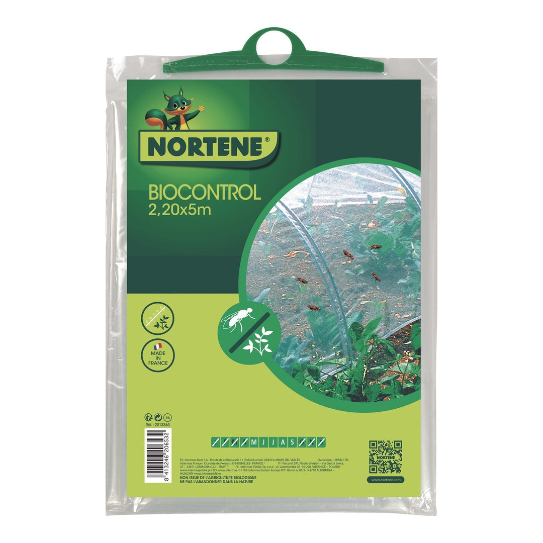 Malla Antiinsectos Biocontrol 2,20x5 M Blanco Nortene_0