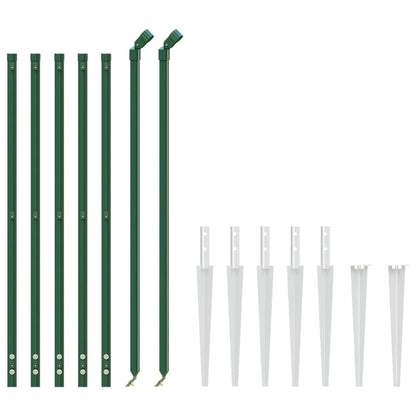 Cerca De Alambre Con Pinchos De Anclaje Verde 1x10 M / Vetonek_2