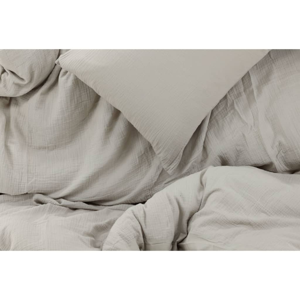 Venture Home Juego De Ropa De Cama Mila Algodón Gris Claro 220x240 Cm / Vetonek_3