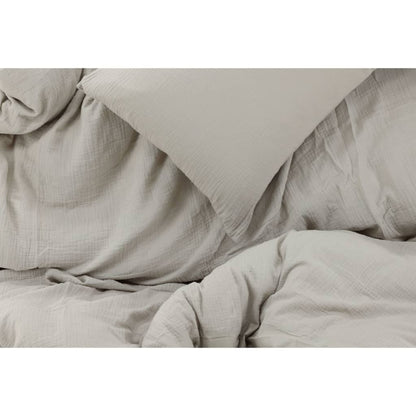 Venture Home Juego De Ropa De Cama Mila Algodón Gris Claro 220x240 Cm / Vetonek_3