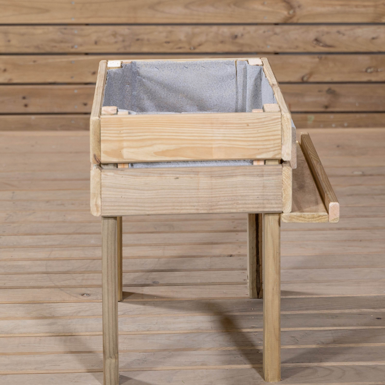 Mesa De Cultivo  Kumi Profunda 20cm Vidahuerto  Infantil 60x40x55 Cm._3