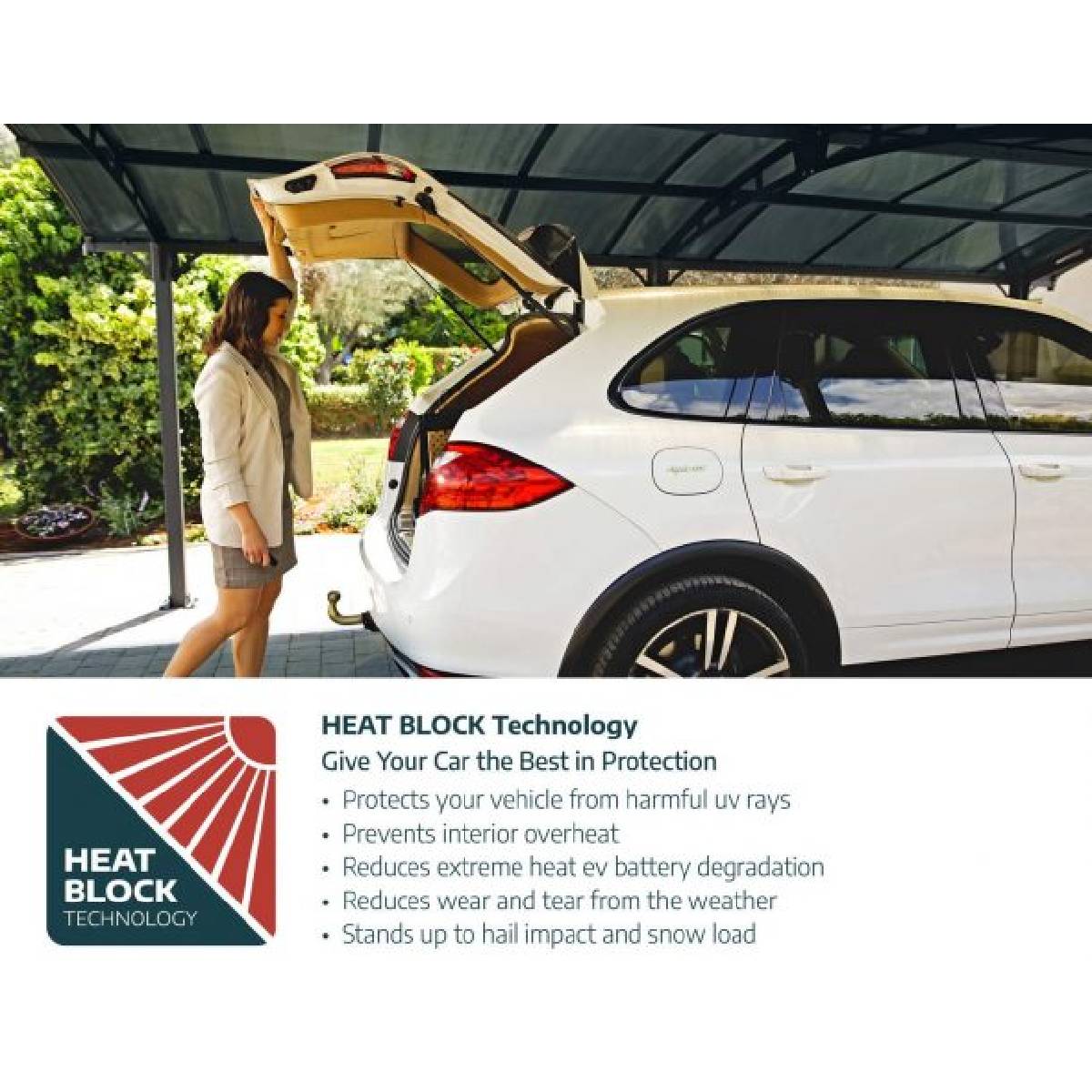 Carport Sydney Apex Wings Carport com cobertura dupla