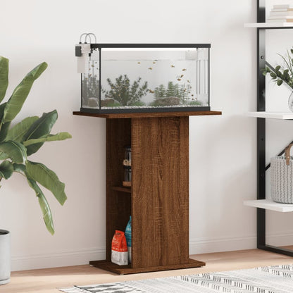 Vidaxl Soporte Acuario Madera Ingeniería Marrón Roble 60,5x36x72,5 Cm_1