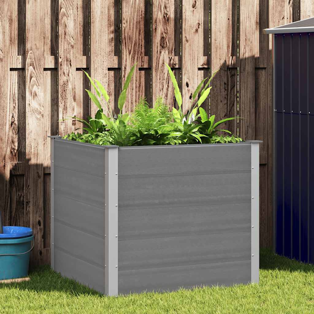 Arriate De Wpc Gris 100x100x91 Cm_1