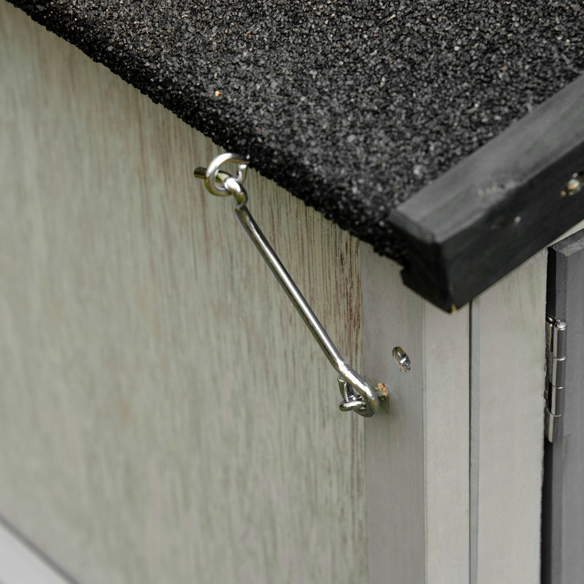 Pawhut Conejera De Exterior Madera Con Múltiples Entradas Techo Abrible_3