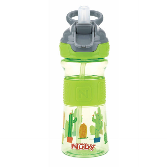 Copo Nûby Flip-It fabricado em Tritan™ com tetina de silicone macio 3 anos+ 360 ml