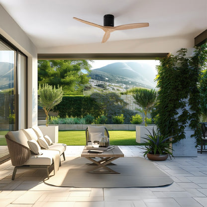 Cecotec Ventilador De Techo Sin Luz Energysilence Aero 5500 Black&whitewood Connected_3