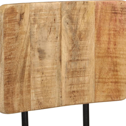 Taburetes De Cocina 2 Unidades Madera Maciza De Mango_4