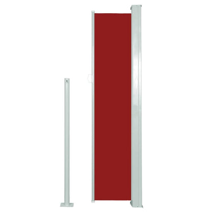 Vidaxl Toldo Lateral Retráctil De Jardín Rojo 140x300 Cm_3