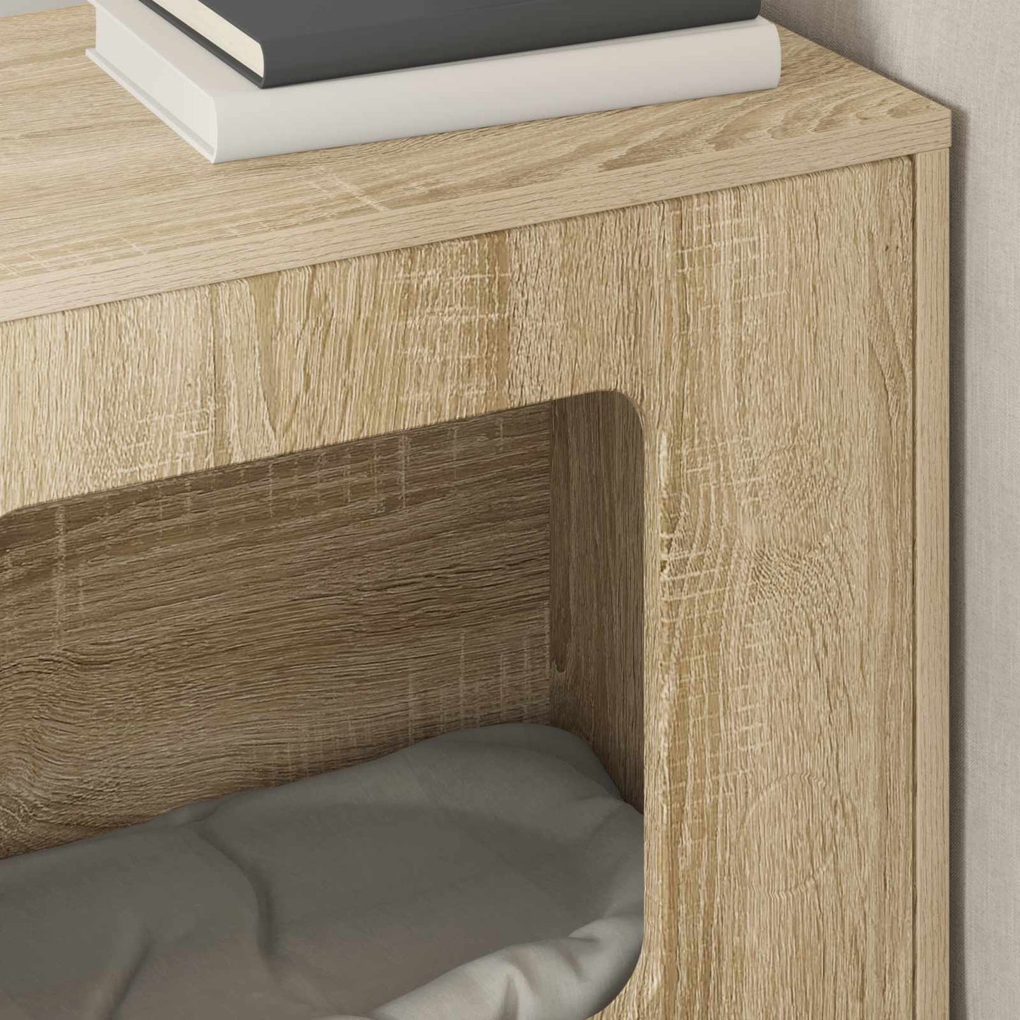 Casa Para Gatos Sonoma 51 X 30 X 52 Cm Madera De Ingeniería_3