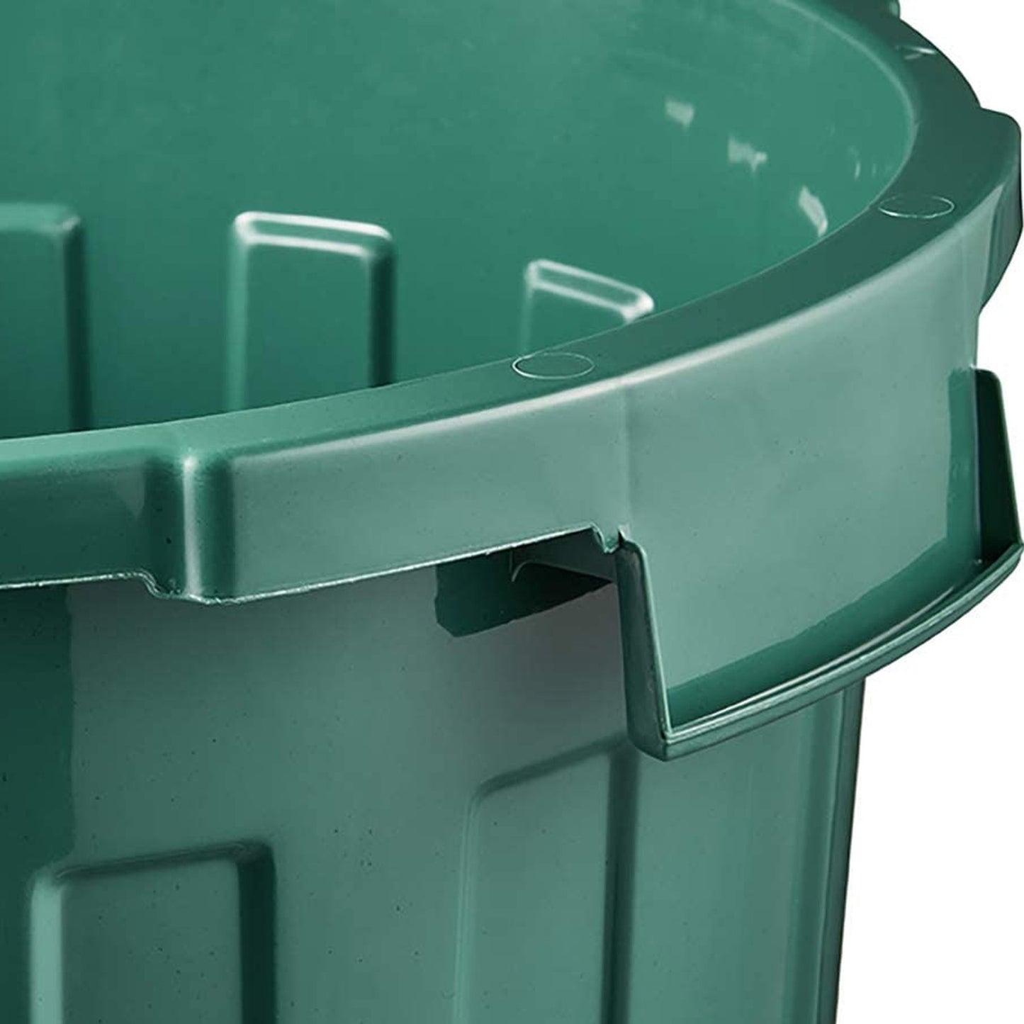 Cubo De Basura Eco / Papelera Polivalente Con Tapa Cerrable, Grande, Plástico Resistente (pp), 23 L, Mats, Verde_2
