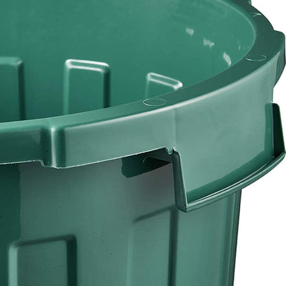 Cubo De Basura Eco / Papelera Polivalente Con Tapa Cerrable, Grande, Plástico Resistente (pp), 23 L, Mats, Verde_2