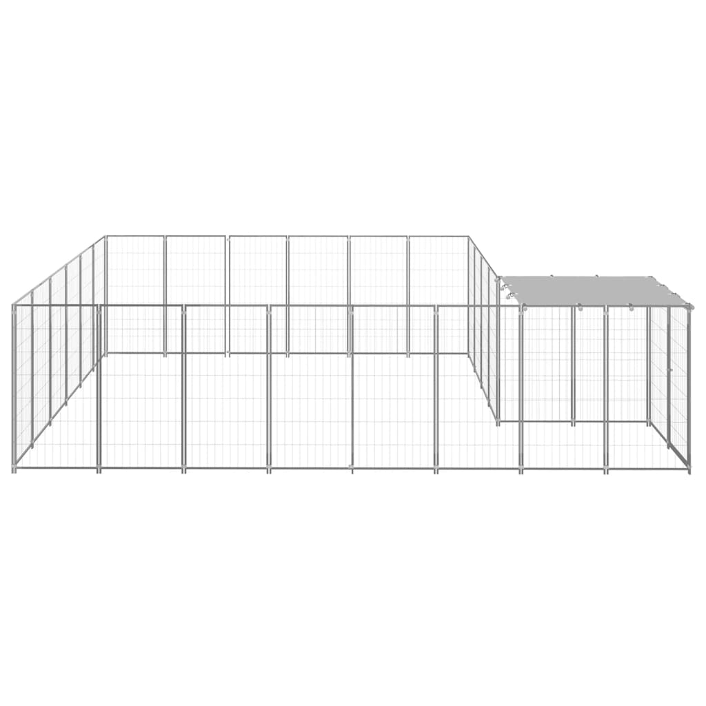 Perrera Plateada 12,1 M² Acero_2