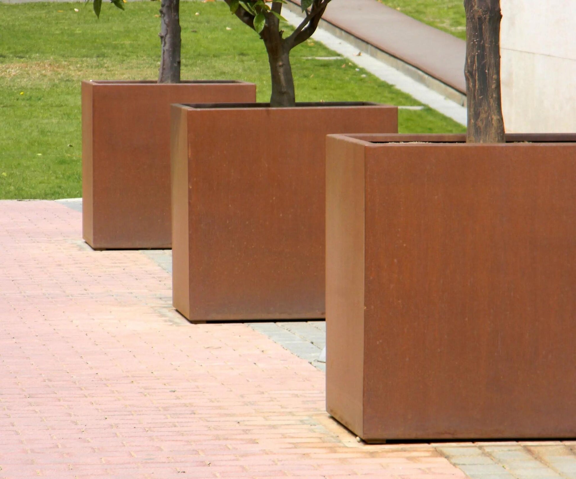 Jardinera Cubo Acero Corten / Unidad / 60x60x60 Cm_5