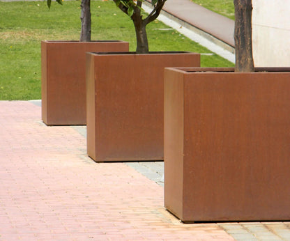 Jardinera Cubo Acero Corten / Unidad / 60x60x60 Cm_5