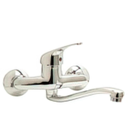 Monomando Fregadero Pared Horizontal. Con Cartucho Ceramico Ø 40 Mm.