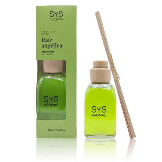 Ambientador Mikado de Raíz Angélica Origins SYS Aromas 250 ml | Aroma Herbal y Balsámico | Refrescante_0