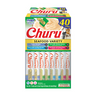 Churu Variedades de atum com marisco Snack cremoso para gatos 40x14 g