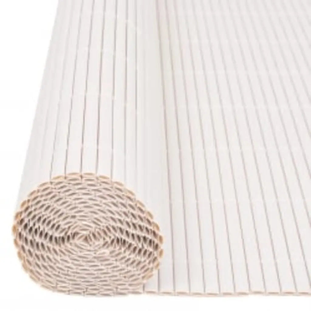 Valla De Jardín De Doble Cara Blanco 110x500 Cm / Vetonek_3