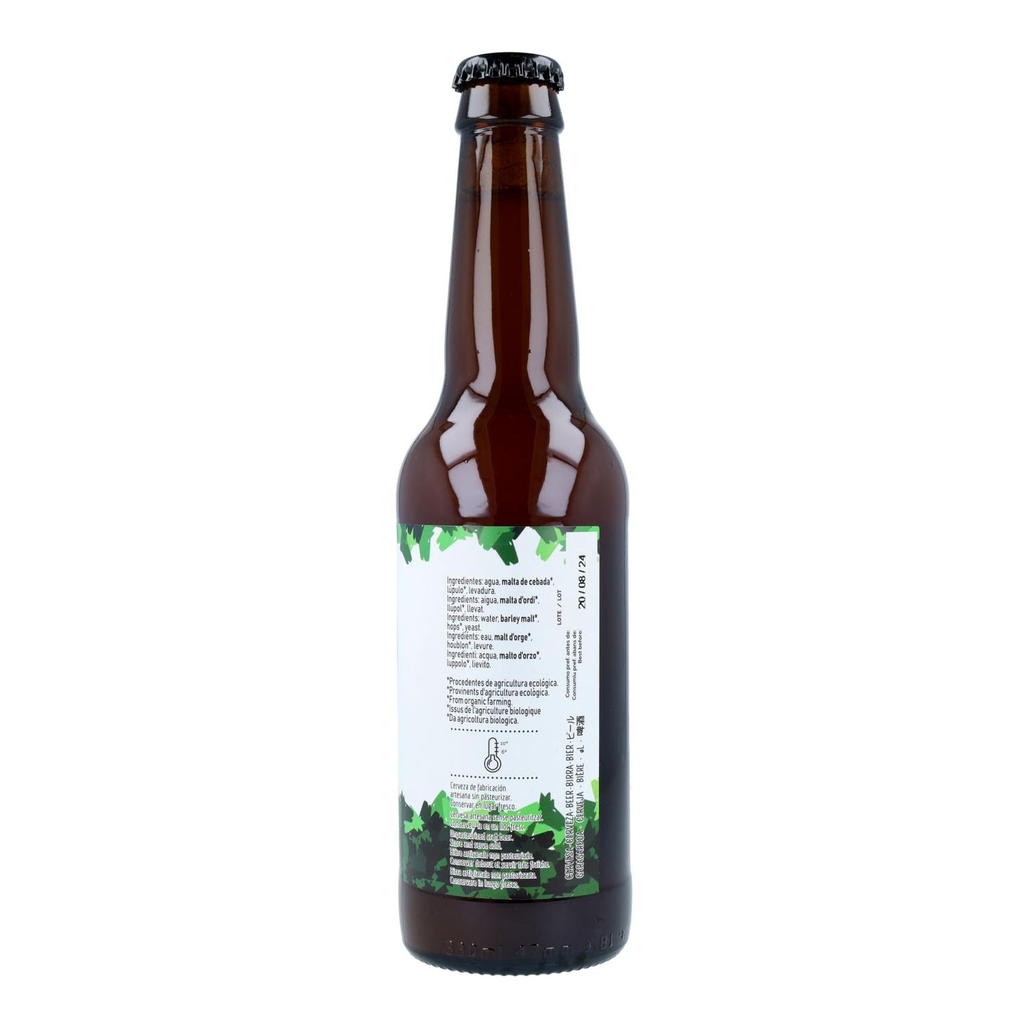 Cerveja Lluna Mald'Ipa com glúten Cerveses Lluna 33cl