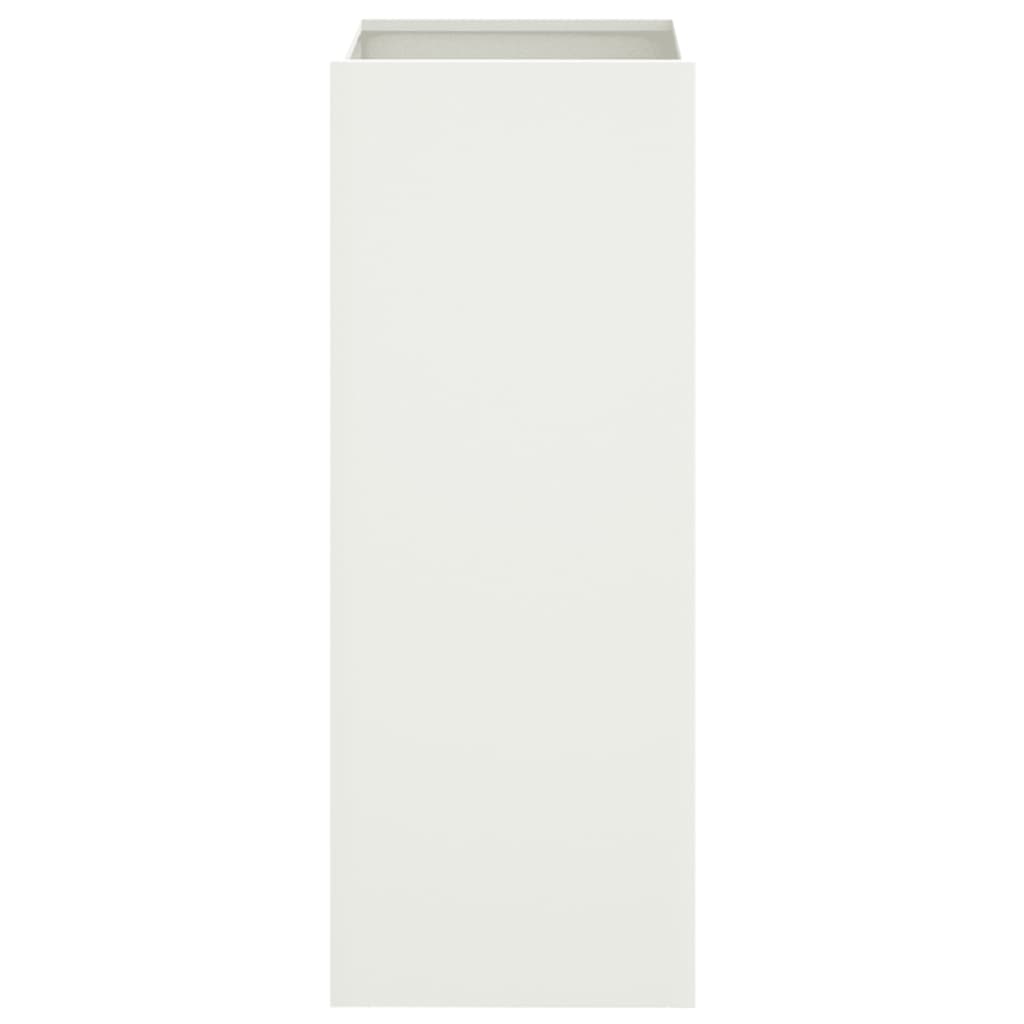 Jardinera Acero Blanco 32x29x75 Cm_4