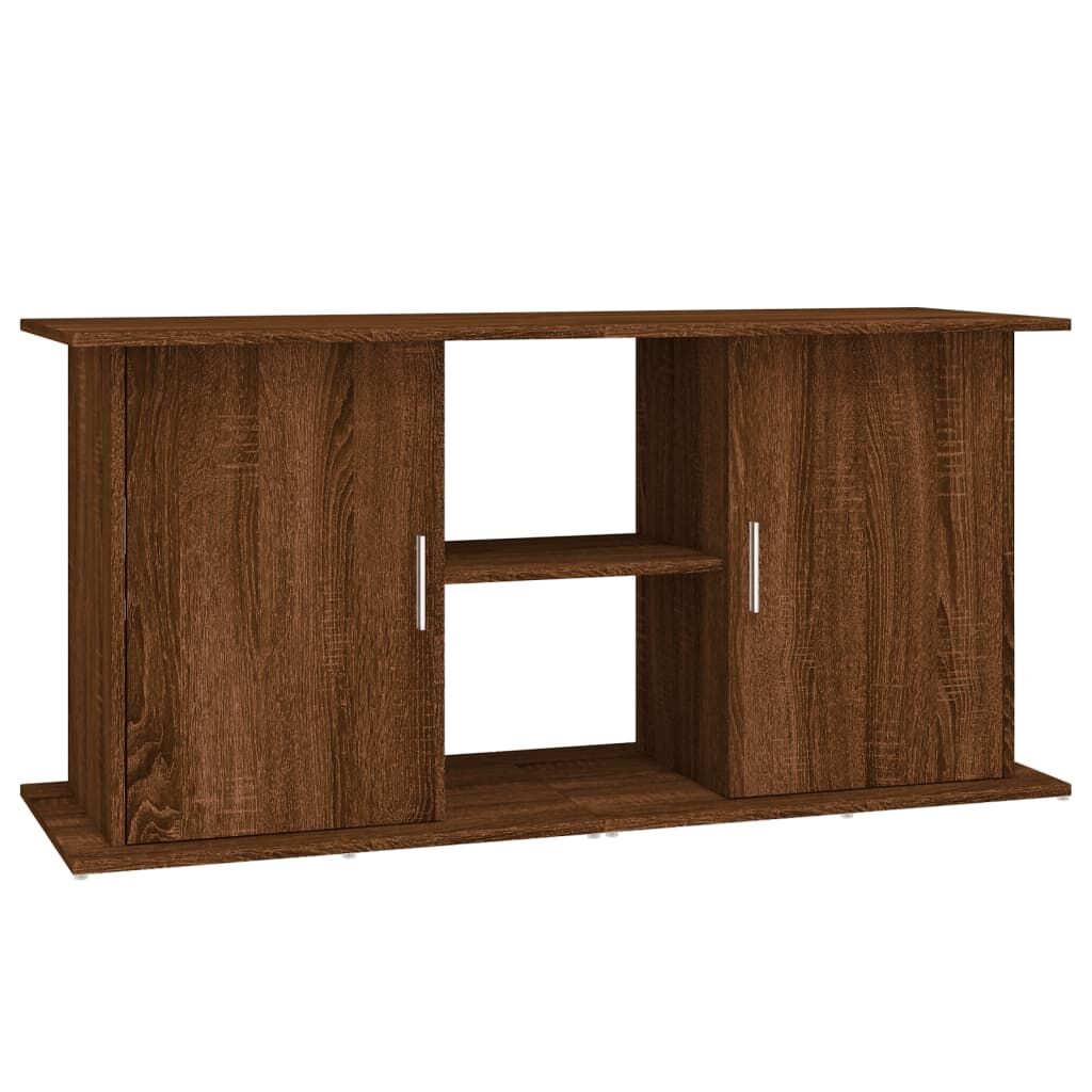 Vidaxl Soporte De Acuario Madera Ingeniería Marrón Roble 121x41x58 Cm_0