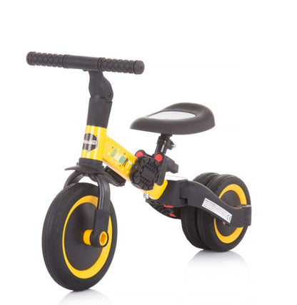 Triciclo Convertible En Bicicleta Con Pedales Smarty Yellow_1