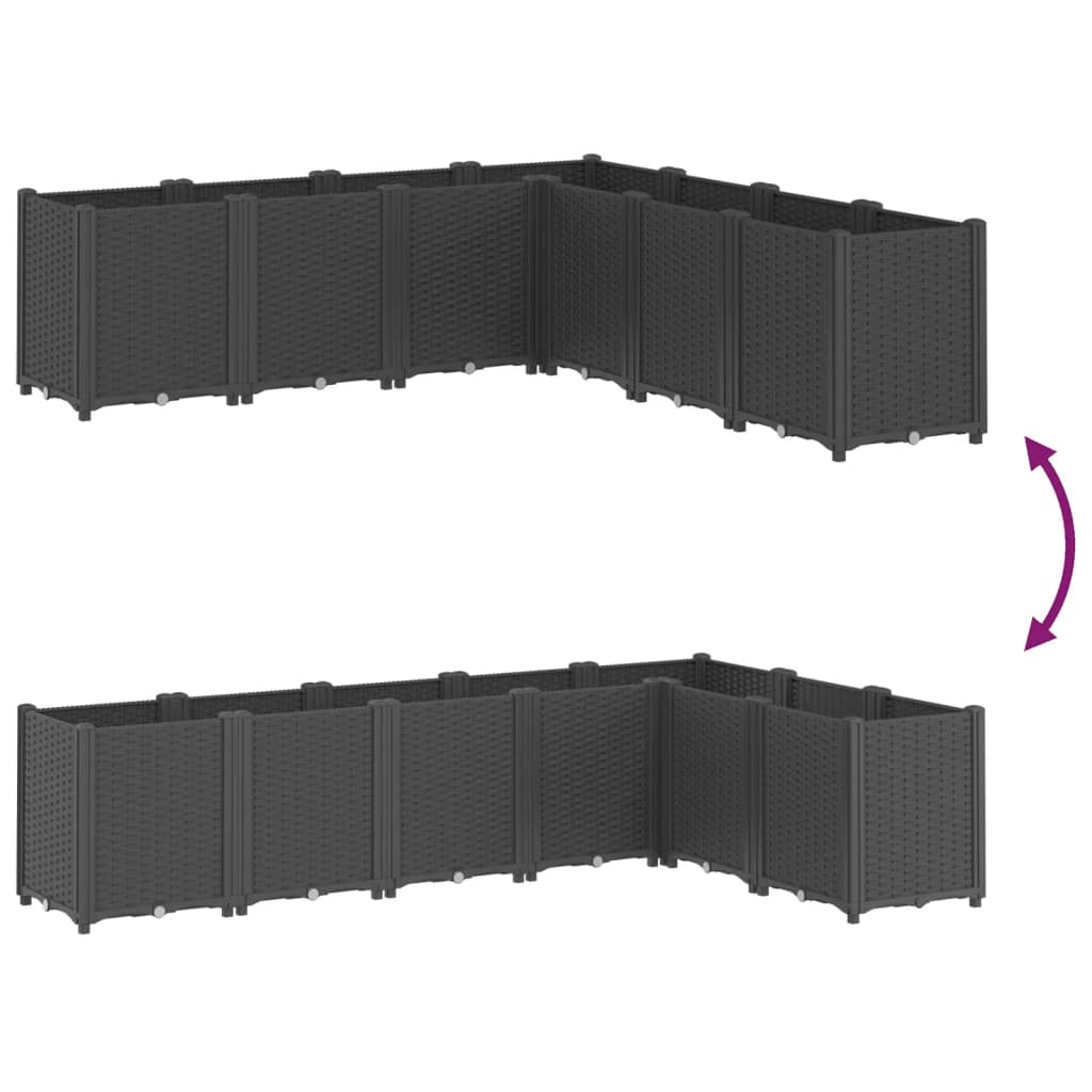 Jardinera Pp Negro 160x160x53 Cm_5