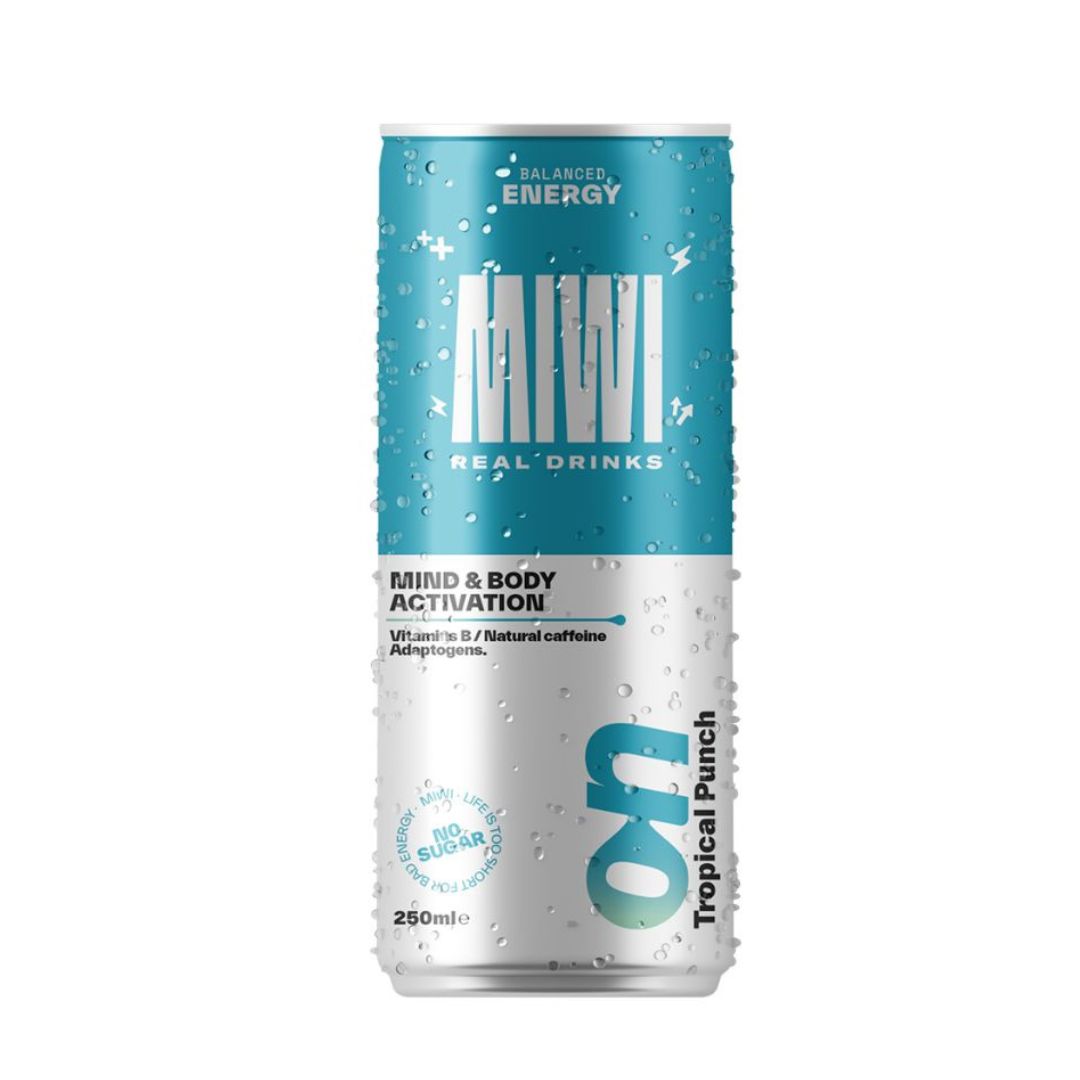 Energia Tropical Punch 0% Azucar Miwi On 12 Latas 25cl_1