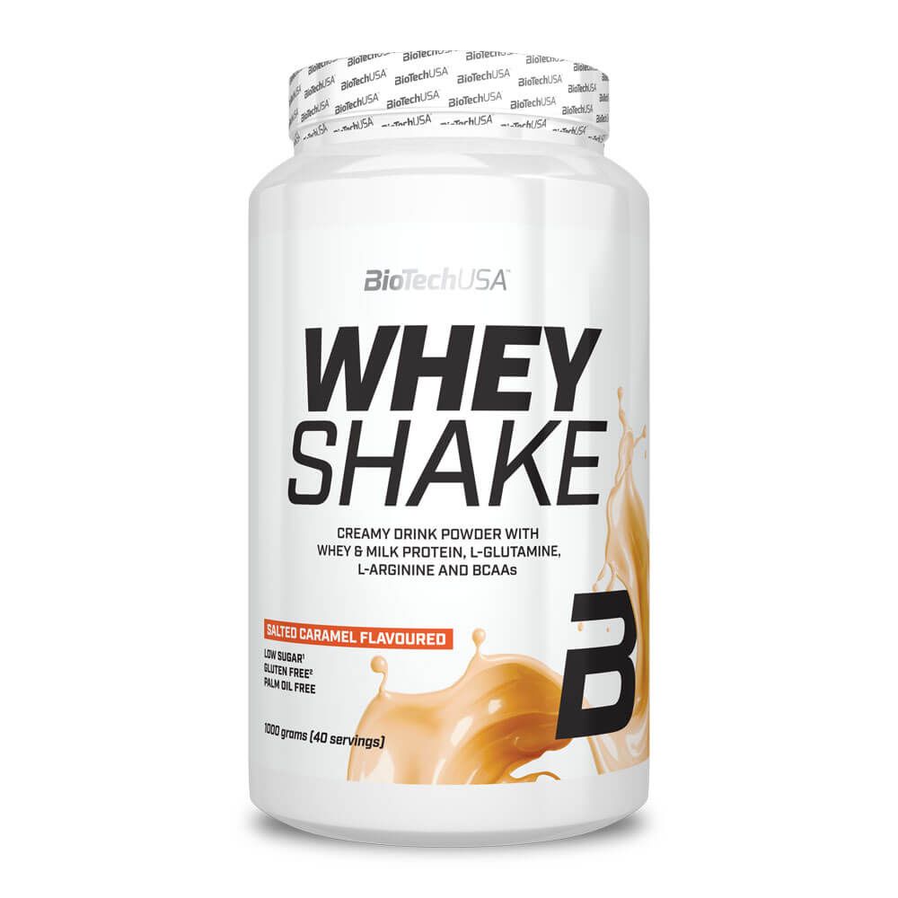 Whey Shake - 1kg - Caramelo Salado - Proteina De Suero Whey - Biotech Usa_0