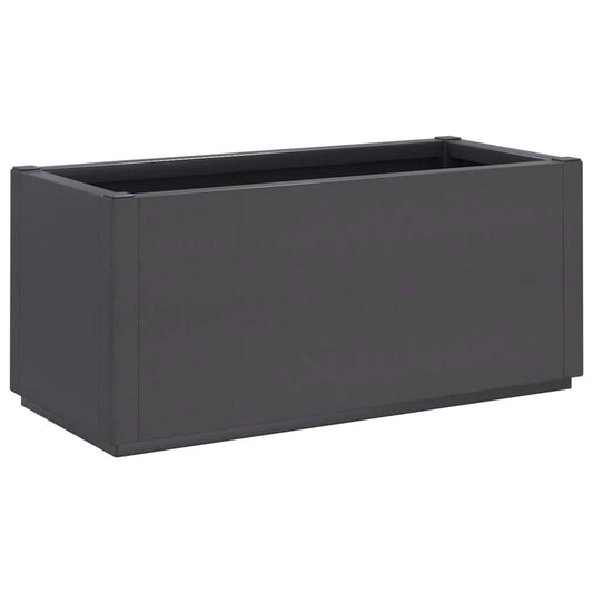 Jardinera Pp Gris Oscuro 80x36x35 Cm_0