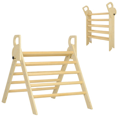 Escalador Para Niños Aiyaplay Tablero Multicapa De Pino Madera Natural 82x66x71 Cm_0