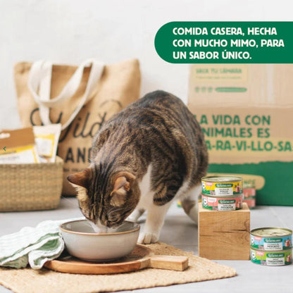 Ensopado de Mercado Wild Balance com Peru e Carne para Gatos 6x80g