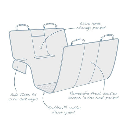 Kurgo Funda De Coche Para Mascotas Hamaca Gris_2