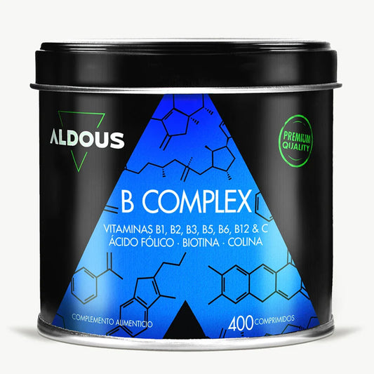 Complexo Vitamina B + Vitamina C Aldous 400 Comprimidos