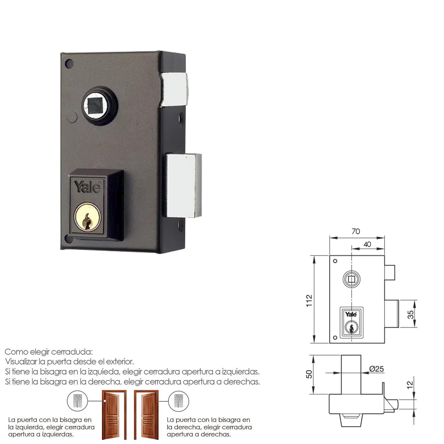 Cerradura 56b Hp 70  Derecha_1