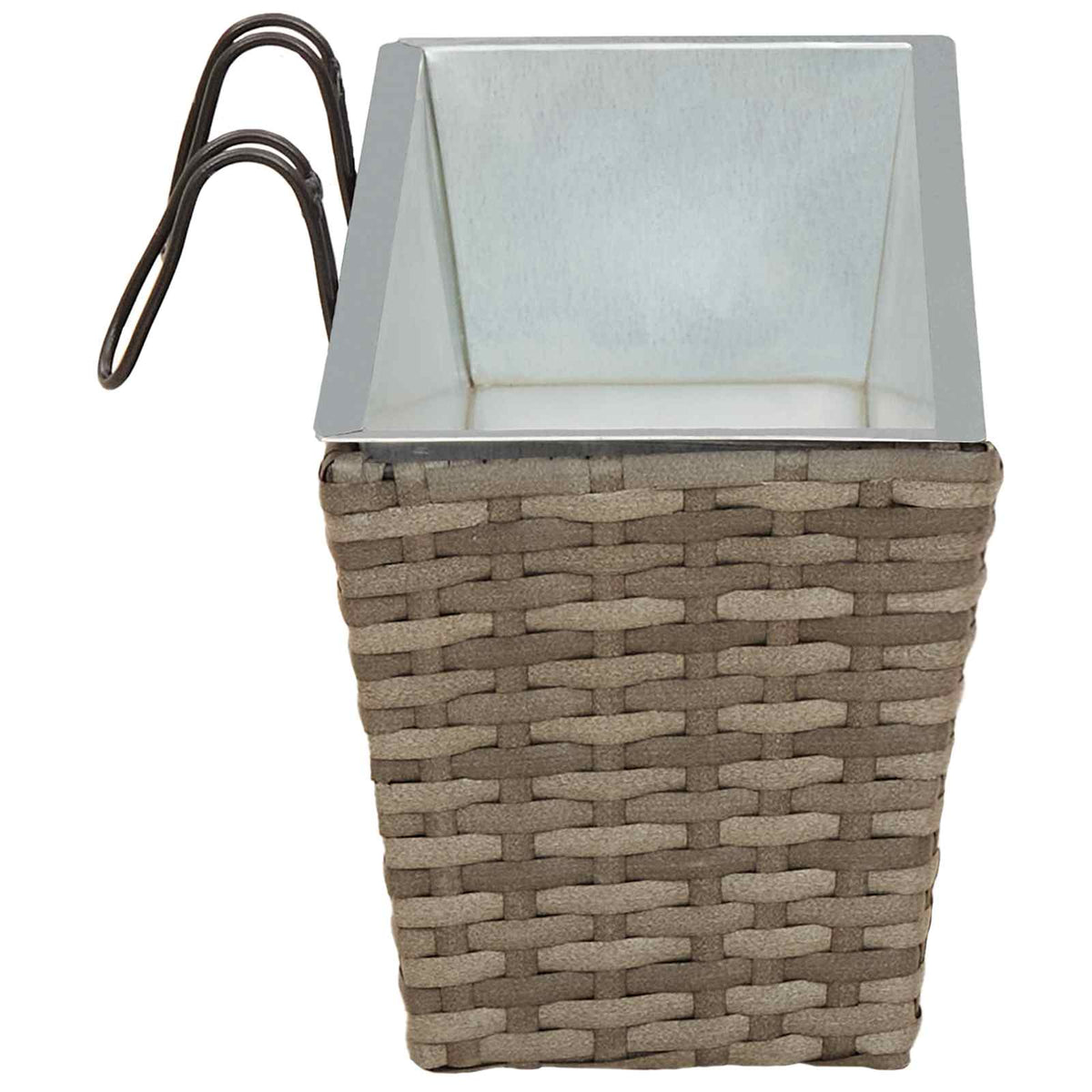 Barandilla 2 Uds. Gris 50 X 17 X 17 Cm Metal_5